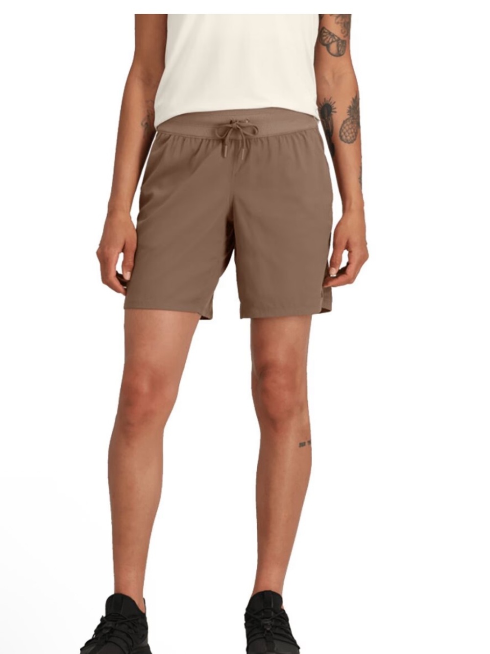 NWT The North Face Women's Brown Drawstring Aphrodite Bermuda Shorts Sz XL $55